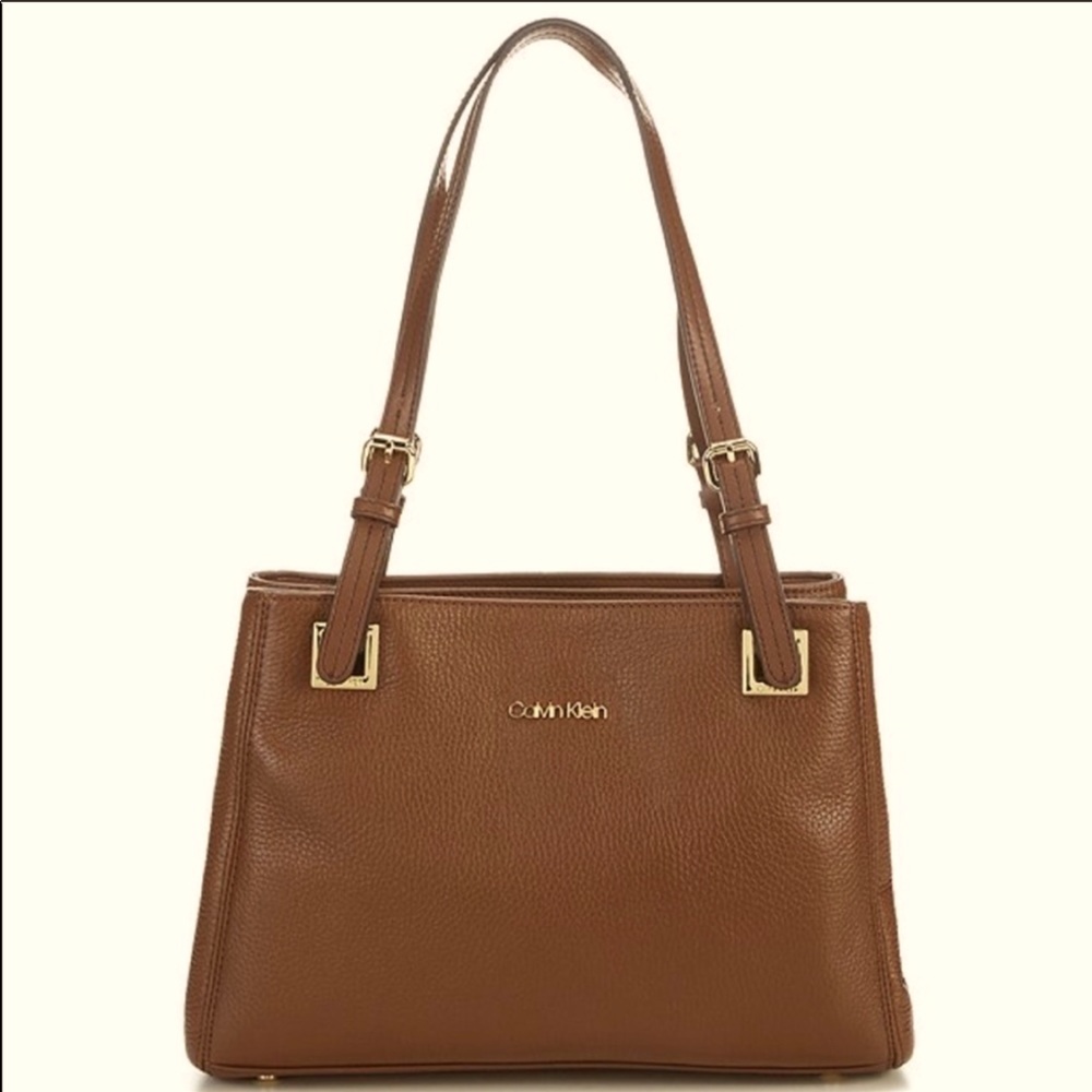 Calvin Klein Kelsey Faux Leather Shoulder Bag